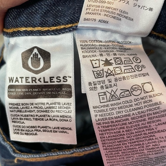 Levi’s 514 Straight Leg Jeans in Blue Size 32 x 32 - Picture 5 of 7